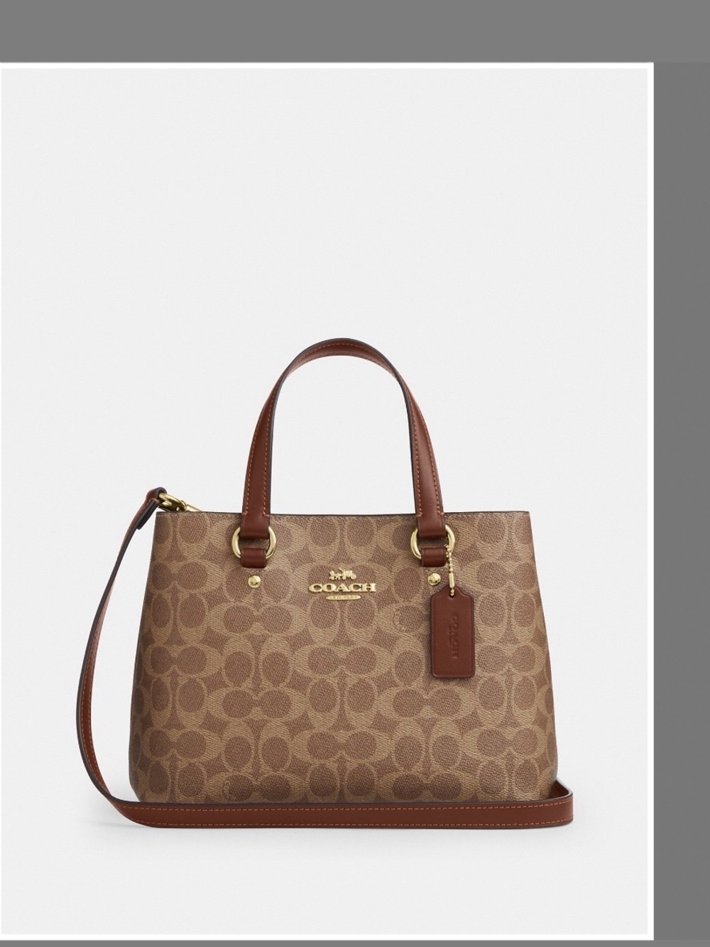 Coach station carryall signature canvas